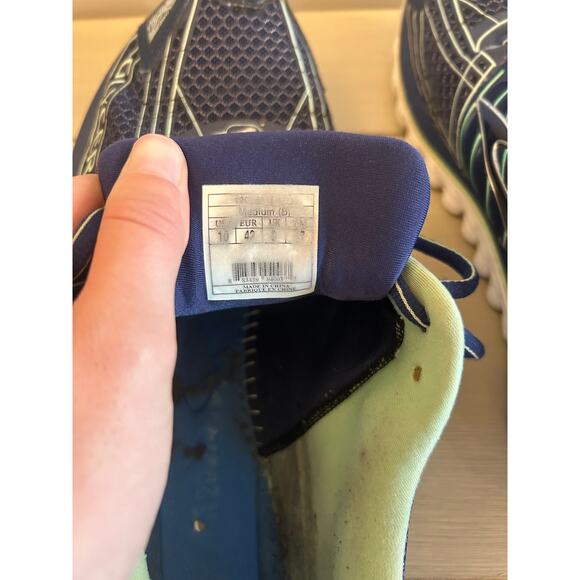 Brooks Glycerin 12 Womens Size 10 Running Training Athletic Shoes Blue  No Sole - Picture 7 of 8
